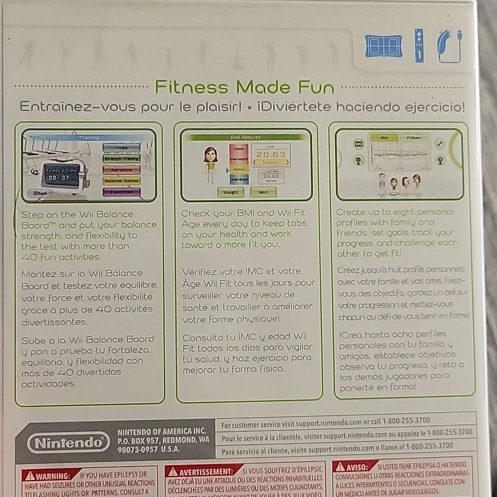 Wii FIT for Nintendo Wii GAME ONLY Board Not Included